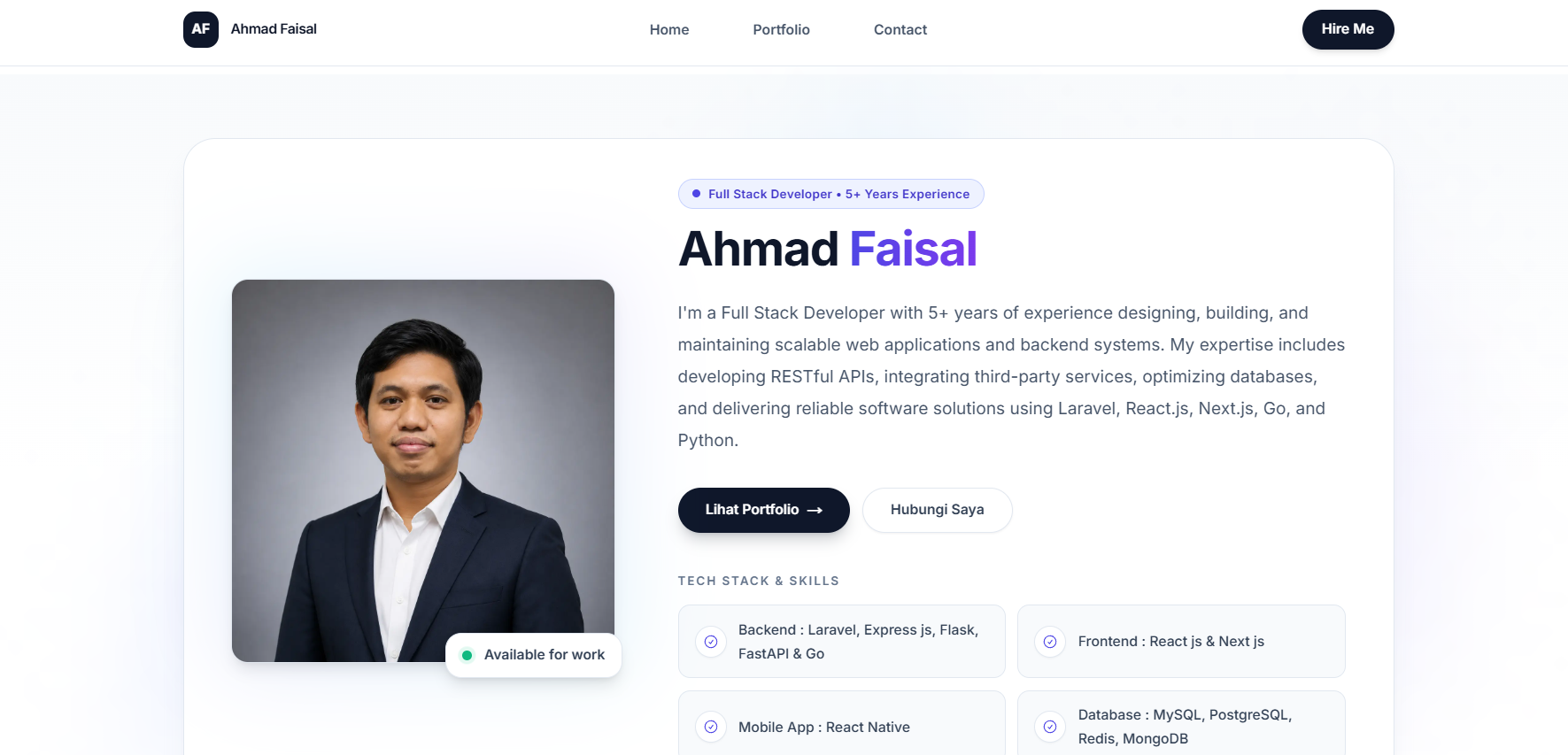 Portfolio Website