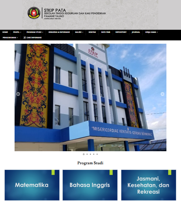 University Website - STKIP Pamane Talino